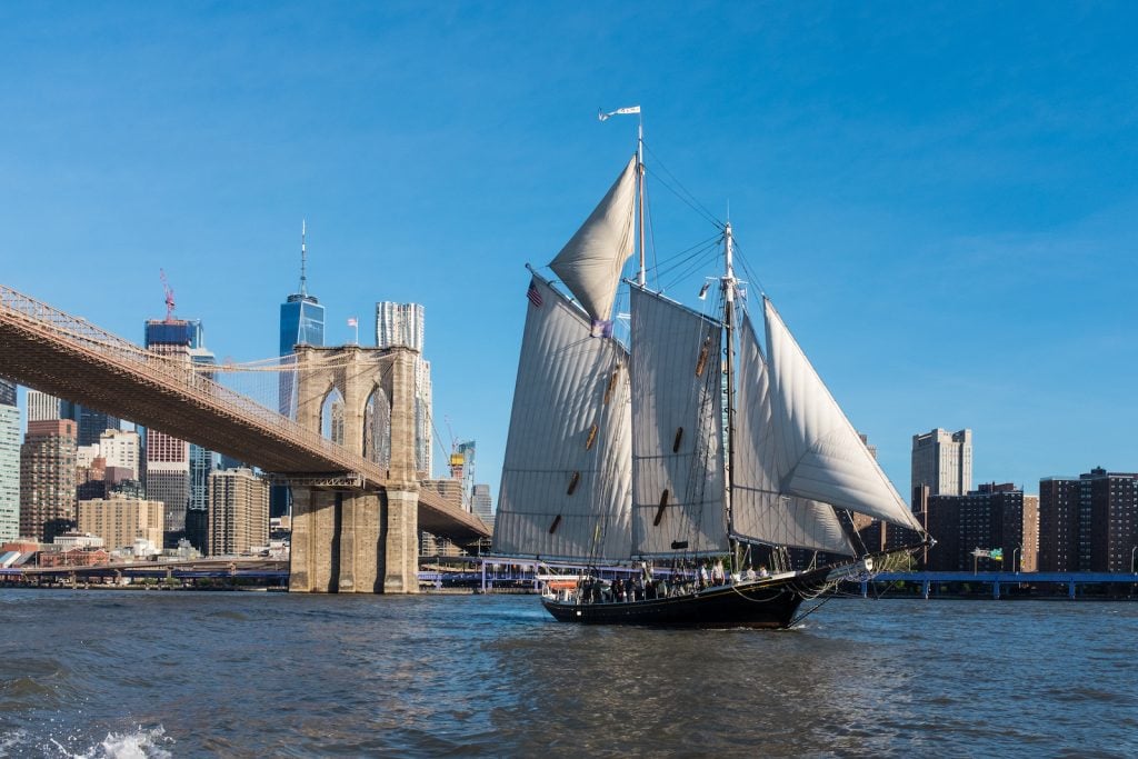 The 1885 schooner Pioneer is among the South Street Seaport Museum's holdings. Courtesy the museum.