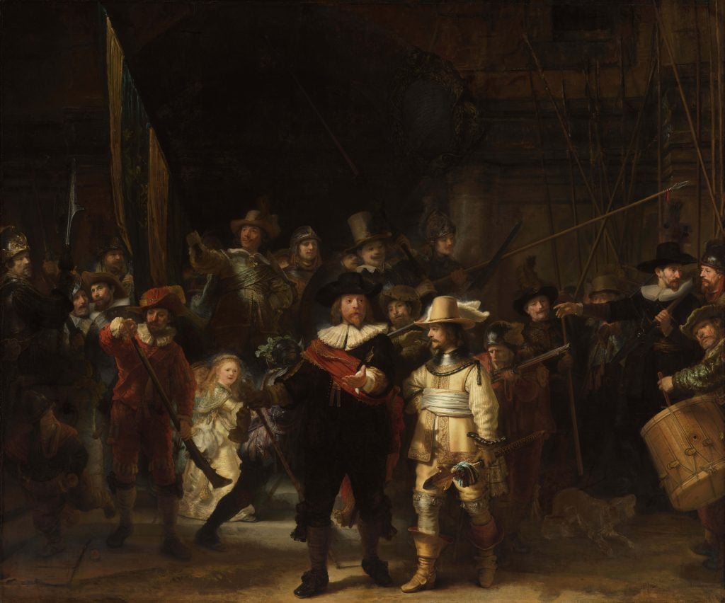 Rembrandt Van Rijn, The Night Watch (1642). Courtesy the Rijksmuseum.