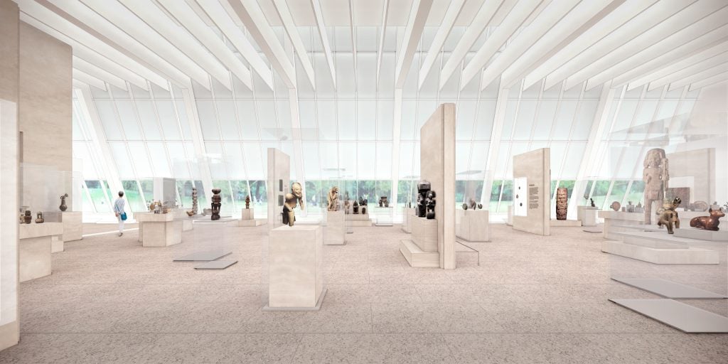 A rendering of the Americas gallery that WHY Architecture is redesigning at The Metropolitan Museum of Art. Courtesy of WHY.