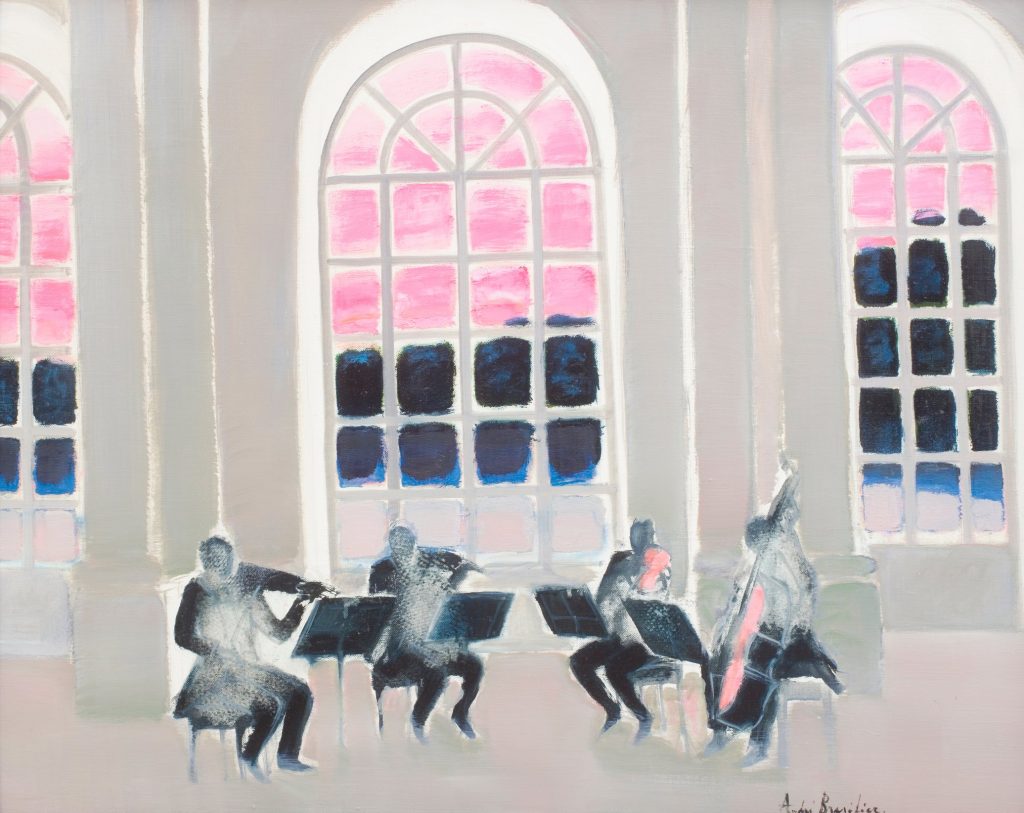 André Brasilie, Musique à Versailles (1987). Courtesy of Willow Gallery.