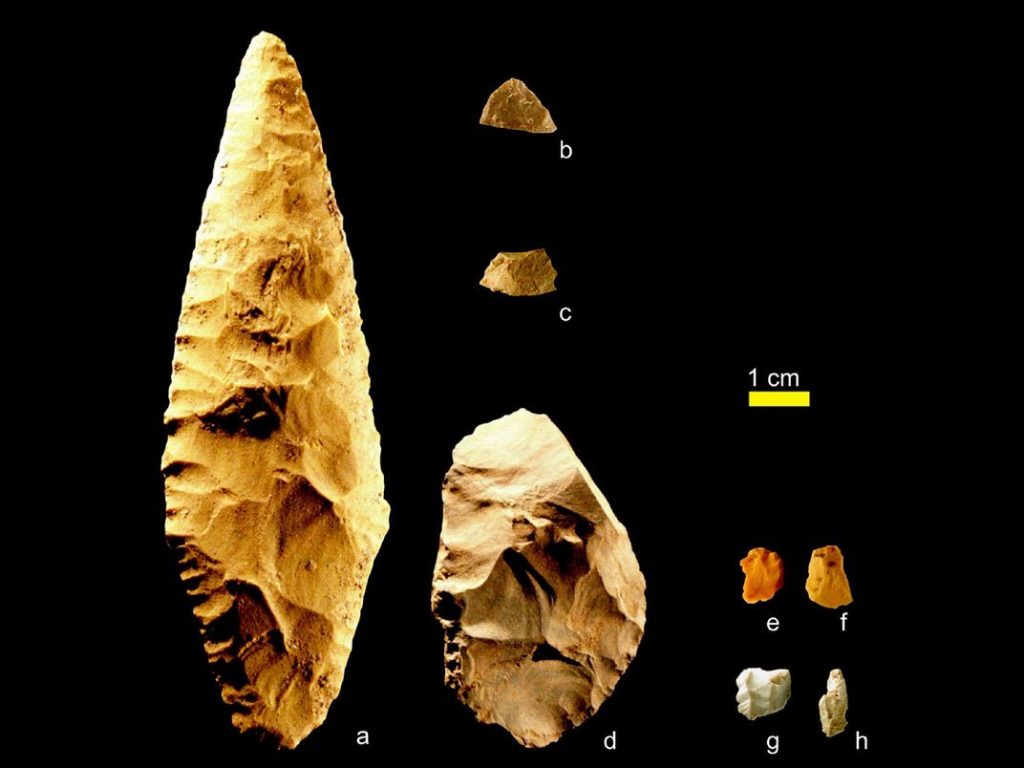 Archaeologists found stone tools dating to roughly 11,000 years ago in limestone caves on Haida Gwaii, an archipelago off British Columbia’s north coast. Photo courtesy of Daryl Fedje.
