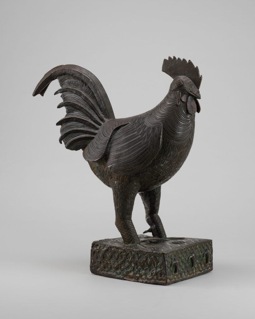 Court of Benin, Fowl, (mid 18th century). Courtesy of the National Gallery of Art.