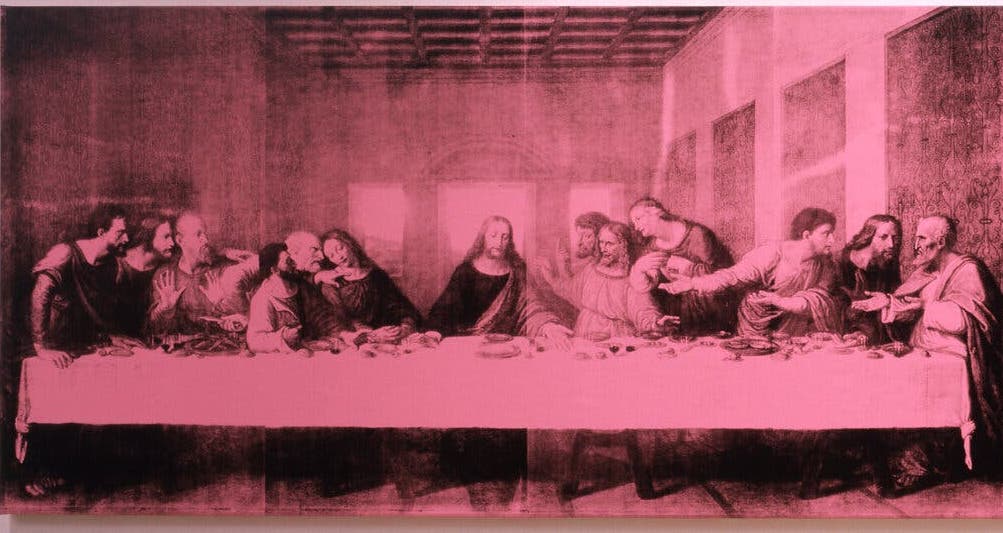 Andy Warhol, The Last Supper (1986), detail. This was the final series the artist exhibited before his death. Courtesy of the Andy Warhol Foundation for the Visual Arts, Inc./Licensed by Artists Rights Society (ARS), NY.
