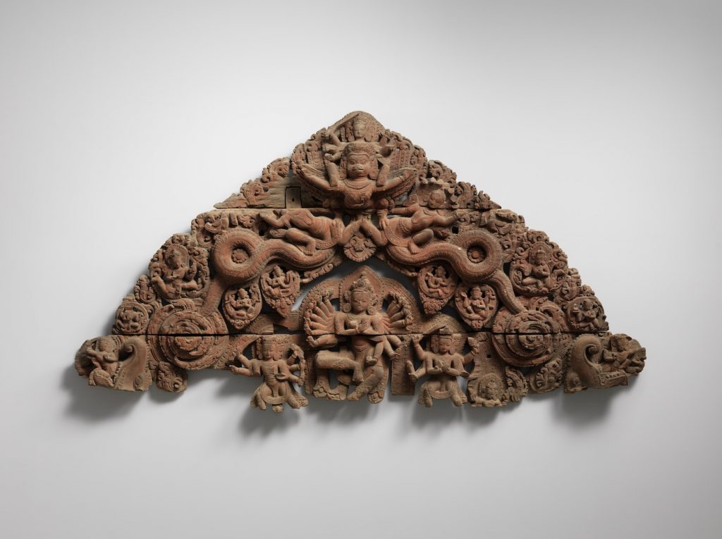 Upper Section of a Frieze / Torana, Nepal, 17th century. Courtesy of the Rubin Museum of Art.