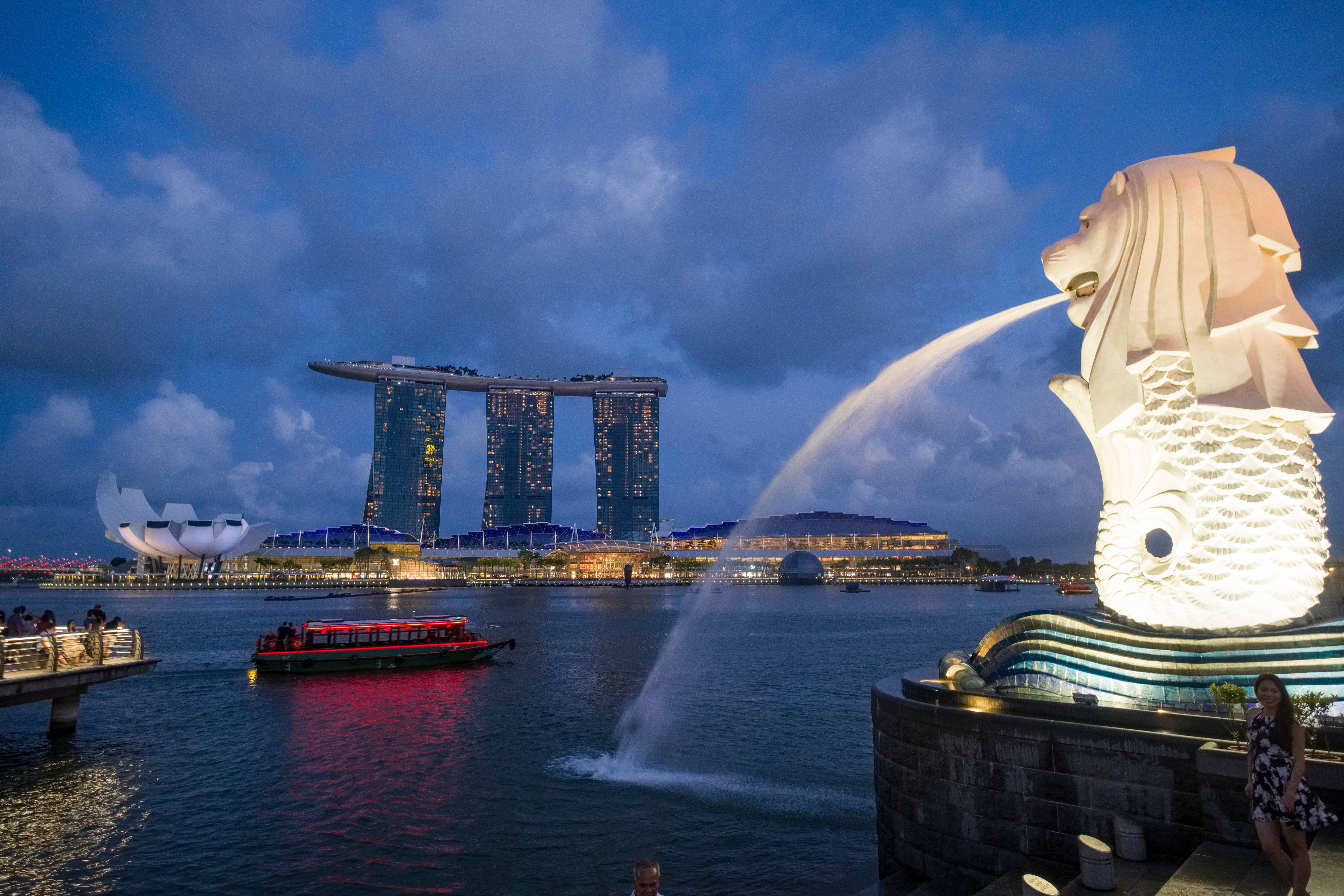 Singapore, the Merlion.