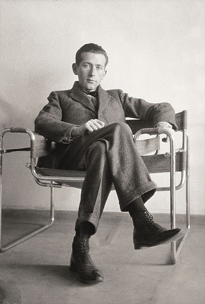 Marcel Breuer in the Wassily chair. (Photo by Fine Art Images/Heritage Images/Getty Images)