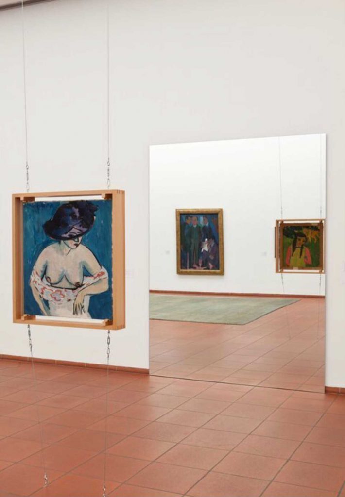 Installation view, "The masterpieces of modernism.  The Haubrich Collection at the Museum Ludwig" in 2012. 