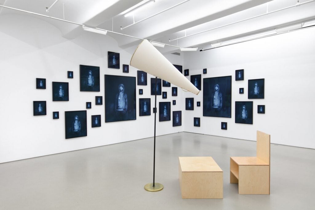 Installation view of "Carrie Mae Weems: Down Here Below" at Jack Shainman Gallery, New York. Photo courtesy of Jack Shainman Gallery, New York.