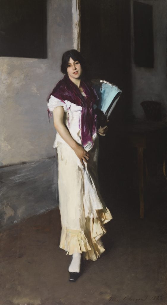 John Singer Sargent, A Venetian Woman, (1882). Cincinnati Art Museum. Courtesy of the Smithsonian American Art Museum.