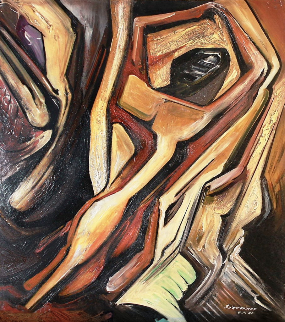 David Alfaro Siqueiros, Figura de Mujer, 1961. Available now in Art of the Americas on Artnet Auctions. Est. $100,000 to $150,000.