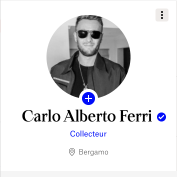 Profile of Carlo Alberto Ferri.