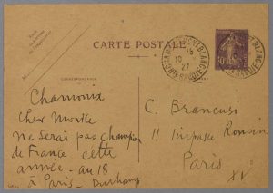 In Pictures: See Marcel Duchamp’s Passport, Christmas Cards, and ...