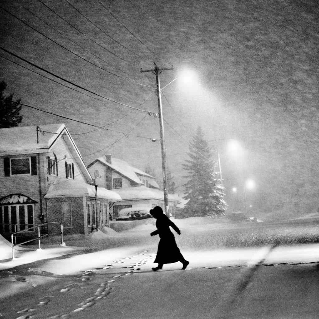 Matt Black, Madawaska, Maine. 2019. Snowstorm (2019). Courtesy of Robert Koch Gallery/