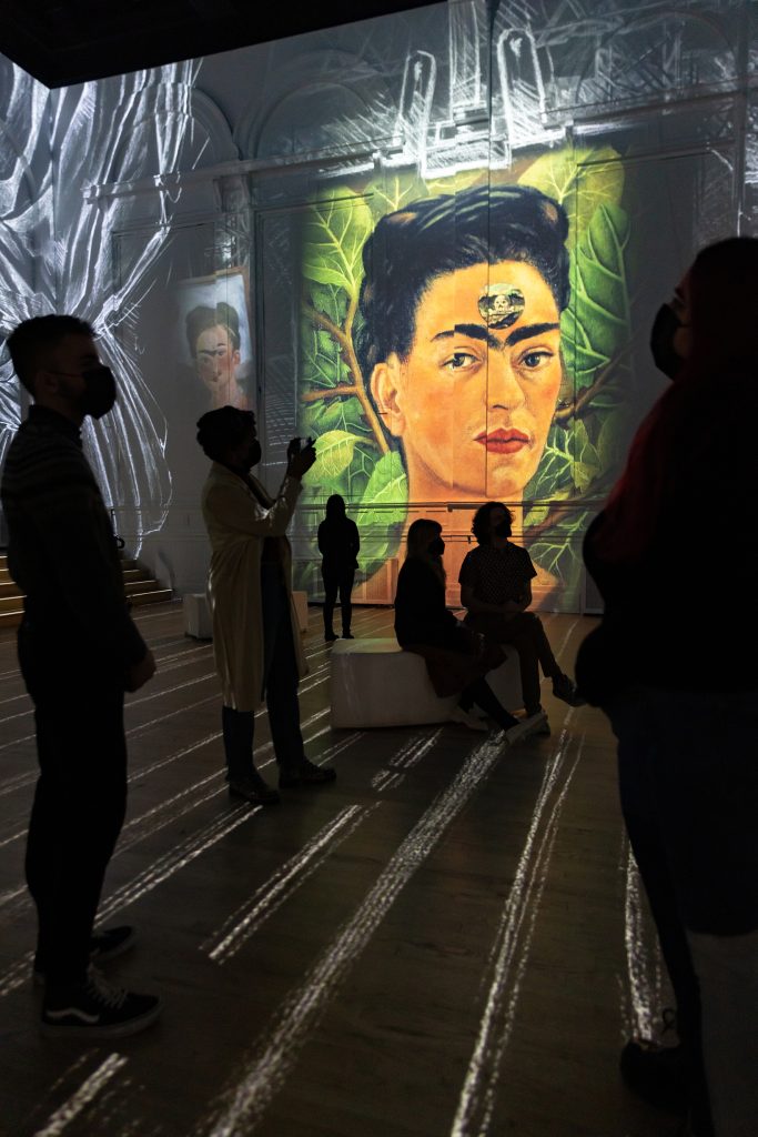 "Immersive Frida Kahlo." Photo by Kyle Flubacker.