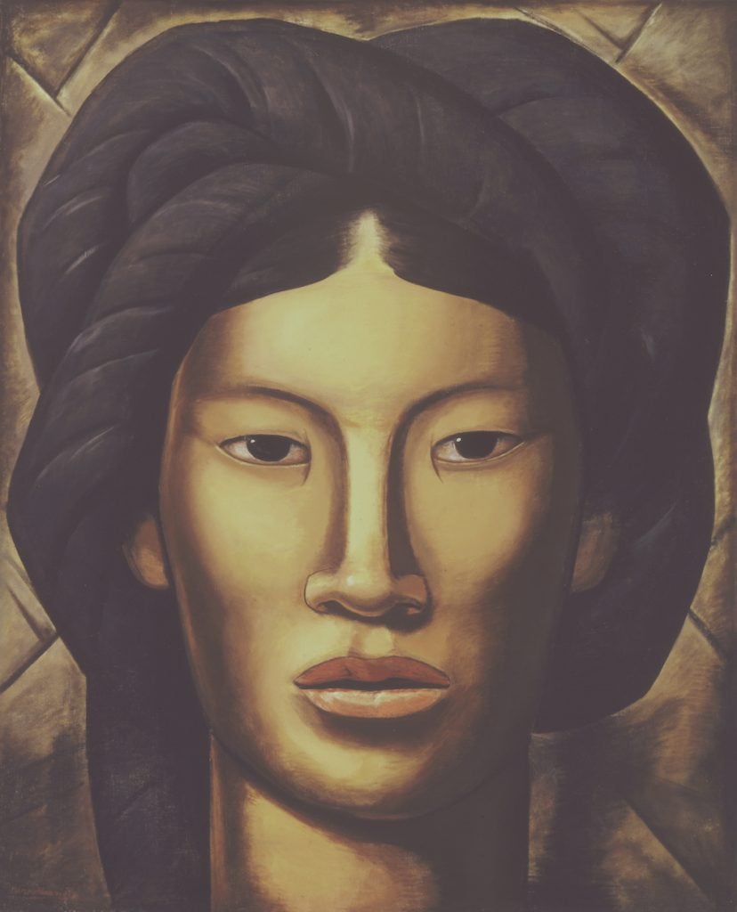 Alfredo Ramos Martinez; La Malinche (Young Girl of Yalala, Oaxaca) (c. 1940). Courtesy of the Denver Art Museum.