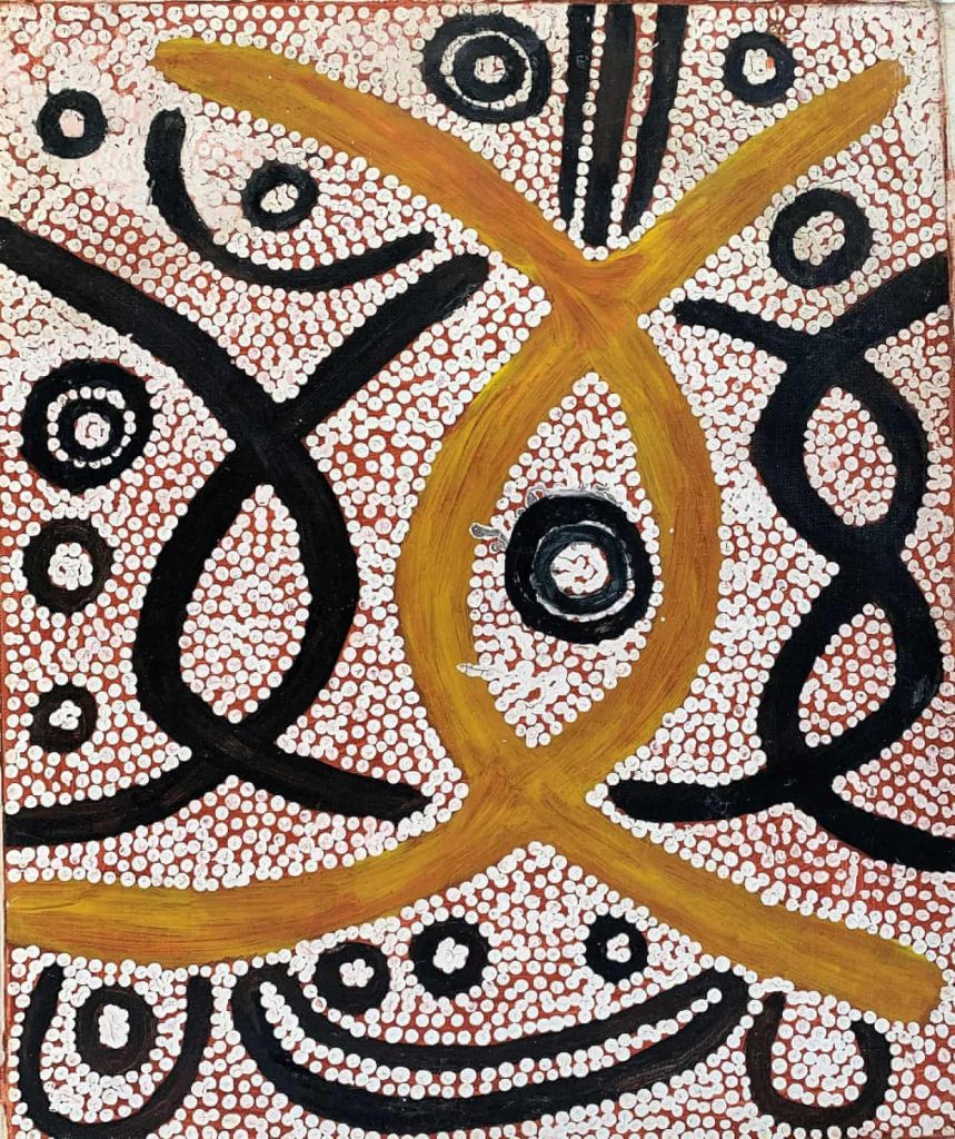 Sunfly Tjamptitjin, <em>Untitled</em> (1982). Courtesy of the South Australian Museum, Adelaide. 