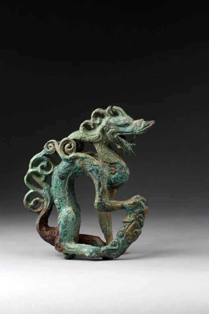 An artifact from the Taizicheng Ruins excavated during the construction of the Olympic Village for the Beijing Winter Games. Photo courtesy of Hebei Provincial Institute of Cultural Relics and Archaeology.