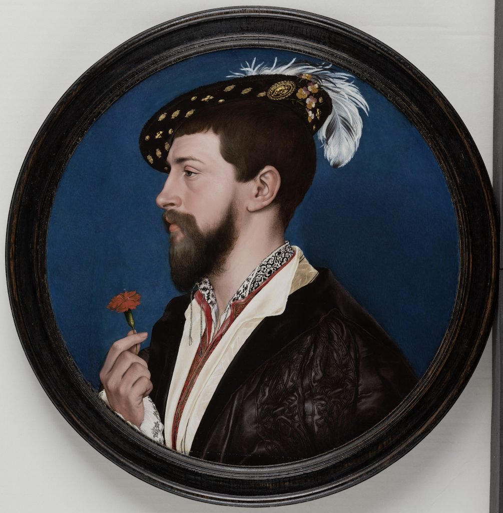 Hans Holbein the Younger, <i>Simon George</i> (ca. 1535–40). Courtesy of the Morgan Library and Museum.
