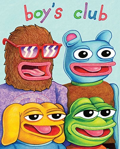 The cover of Matt Furie's <i>Boy's Club</i>. Courtesy of the artist.