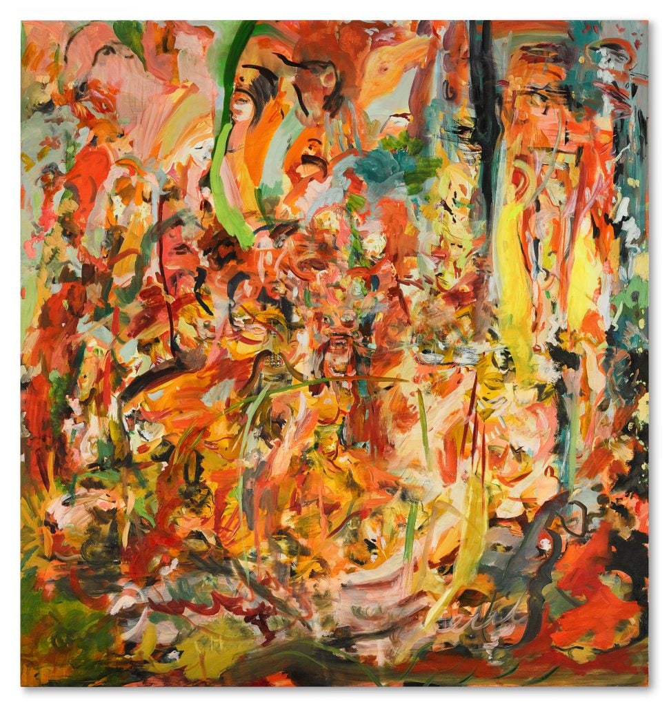Cecily Brown, Faeriefeller (2019). Courtesy Sotheby's.