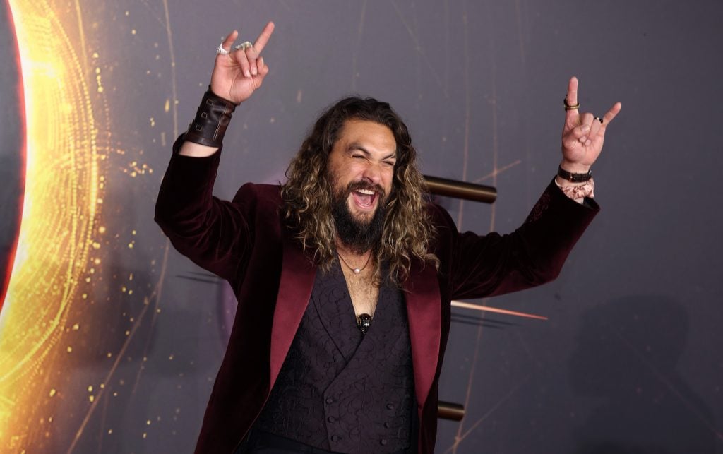 Jason Momoa attends the Dune UK Special Screening at Odeon Luxe Leicester Square on October 18, 2021, in London, England. Photo: Mike Marsland/WireImage.