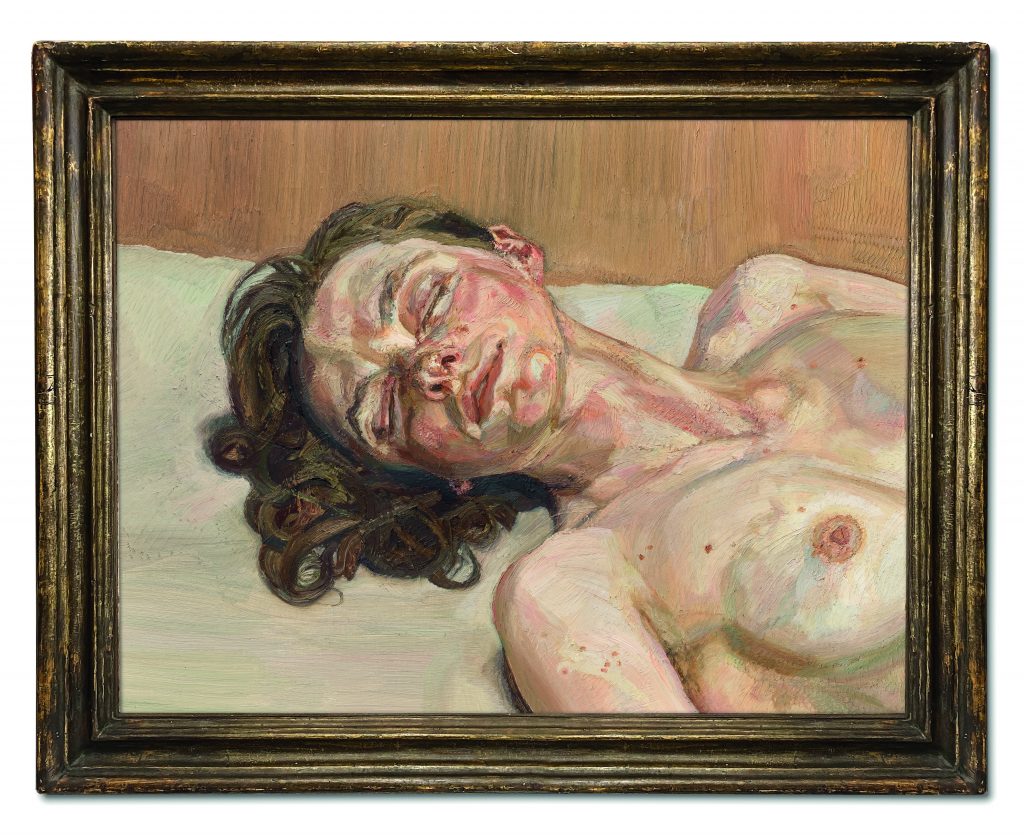 Lucian Freud, Girl with Closed Eyes (1986/7). Courtesy Christies Images Ltd. 2022