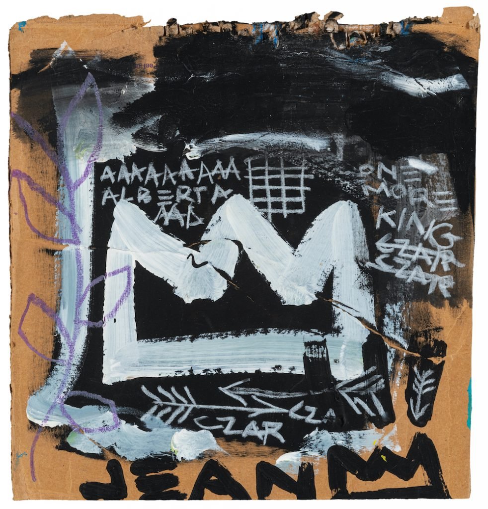 Jean-Michel Basquiat, Untitled (One More King /Czar) (1982). Courtesy of the OMA.