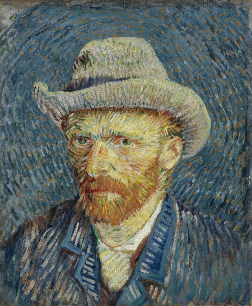 Vincent van Gogh (1853 - 1890), Self-Portrait with Grey Felt Hat, September - October 1887, Van Gogh Museum, Amsterdam (Vincent van Gogh Foundation)