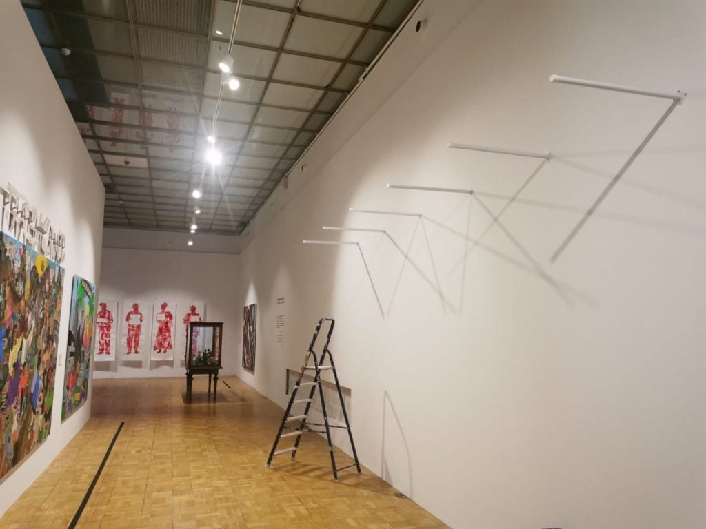 Constant Dullaart's work has been removed from the New Tretyakov Gallery.  Courtesy of the artist.