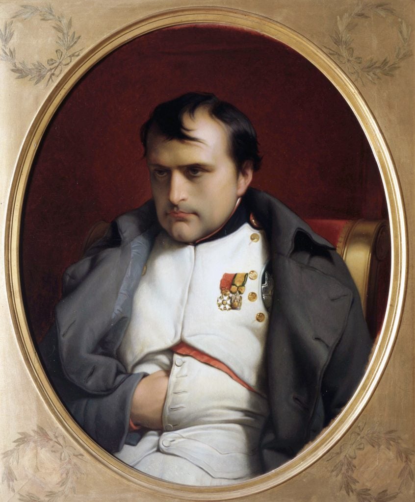 Paul Delaroche, Napoleon in Fontainebleau (ca. 1848). (Photo by VCG Wilson/Corbis via Getty Images)