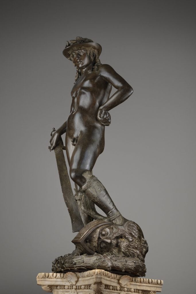 Donatello, David Victorious (1535–40). Collection of the Museo Nazionale del Bargello, Florence. Photo by Bruno Bruchi, courtesy of the Ministero della Cultura.