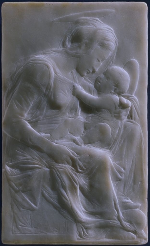 Donatello, <em>Virgin and Child (Del Pugliese - Dudley Madonna)</em>, ca. 1440. Collection of the Victoria & Albert Museum, London.