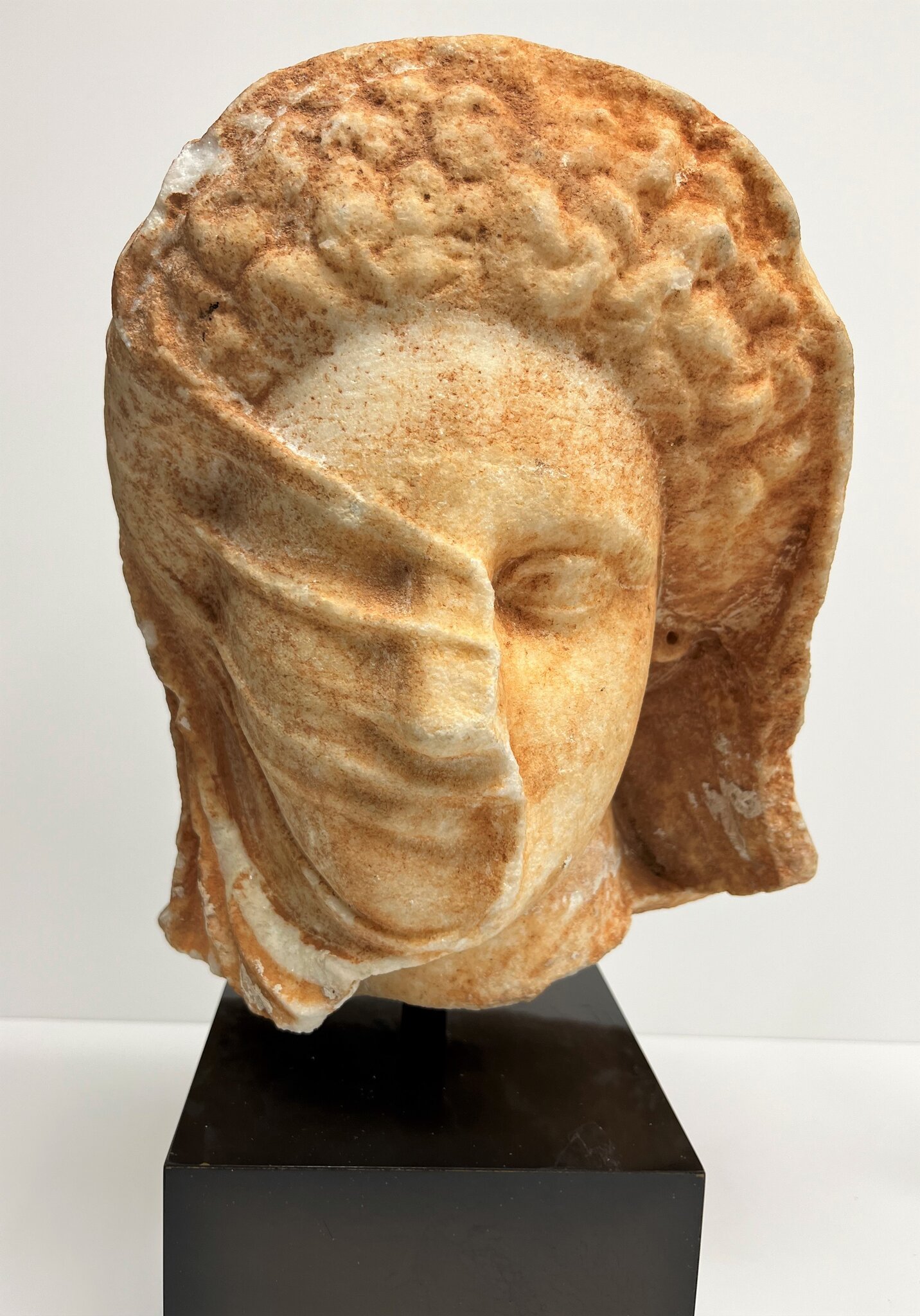 Marble Bust of a Roman Woman (Illustration) - World History