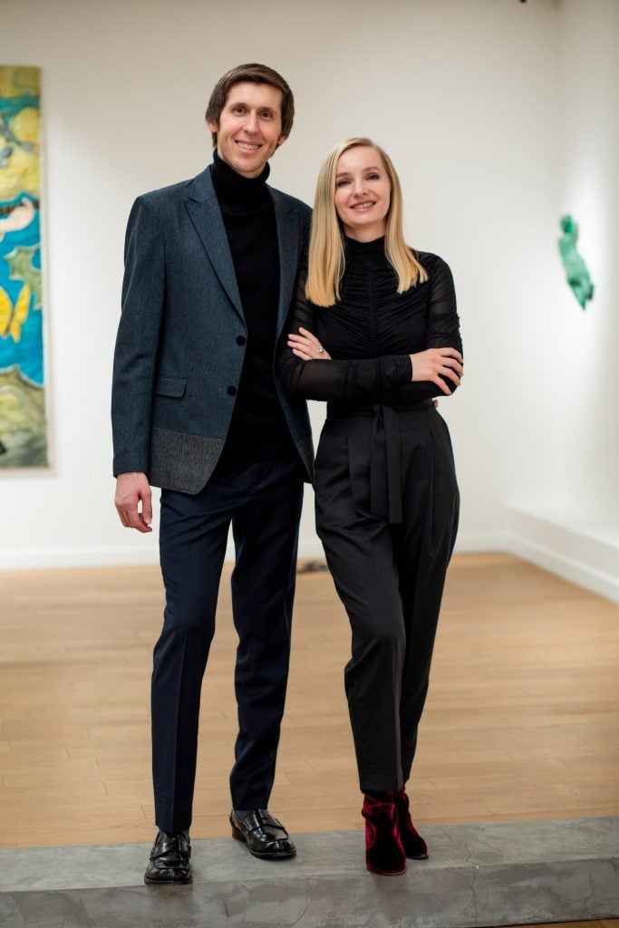 Max and Julia Voloshyn, founders of Voloshyn Gallery. Courtesy of Voloshyn Gallery.