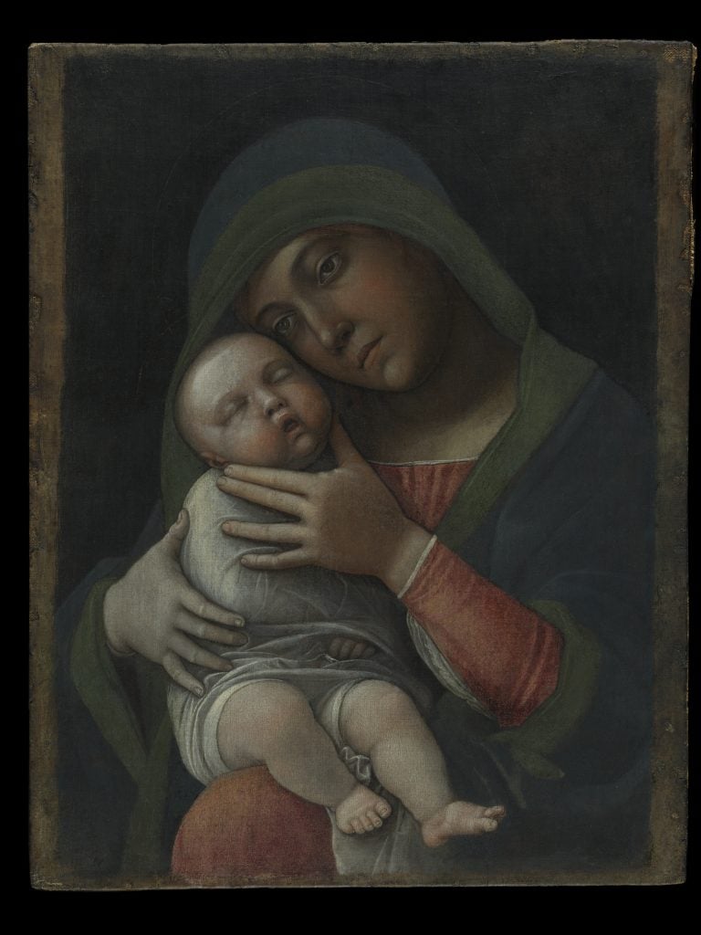 Andrea Mantegna, <em>Virgin and Child</em> (ca. 1490–95), Collection of the Museo Poldi Pezzoli, Milan.