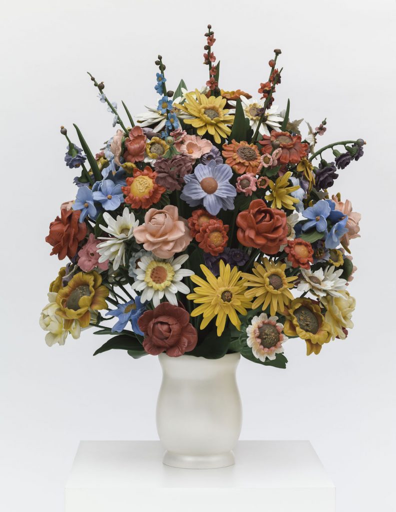 Jeff Koons, <i>Large Vase of Flowers</i> (1991). © Jeff Koons. Photo: Katherine Du Tiel. Courtesy of SFMOMA.