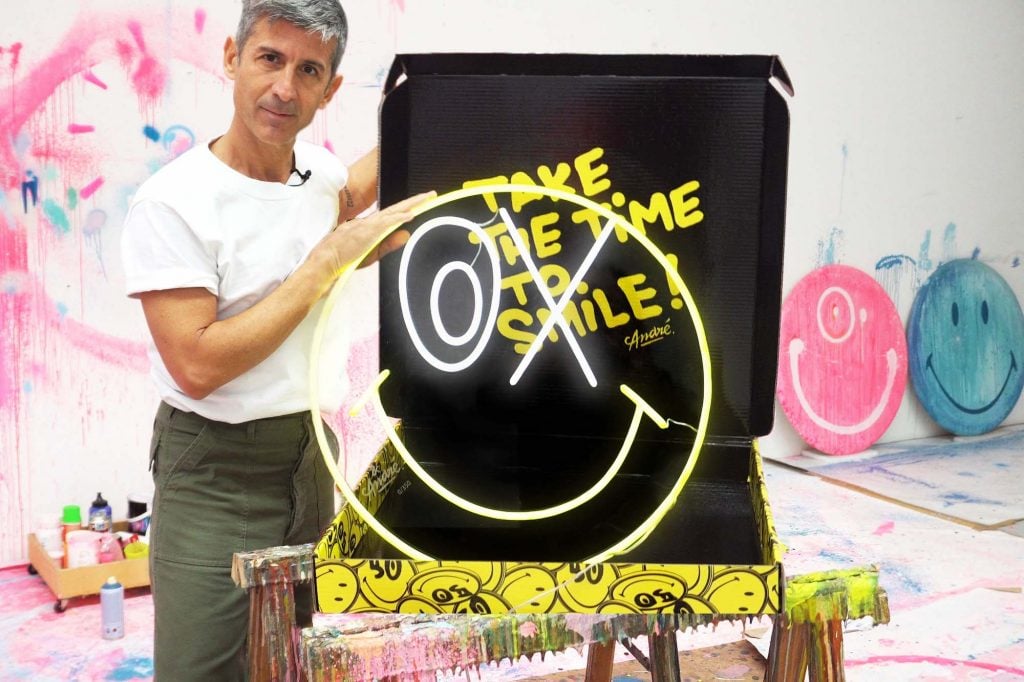Andre Saraiv has designed a special edition Smiley. Courtesy of Smiley.