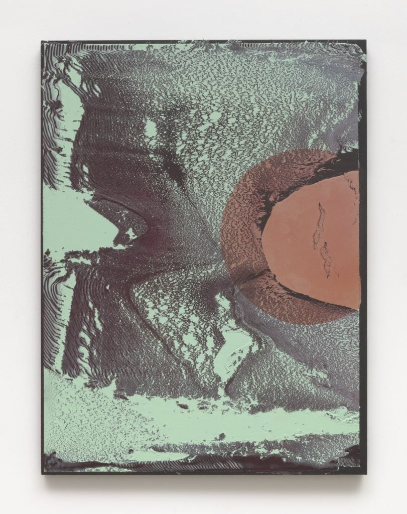 Fritz Chestnut, Pastel Shredder (2021). Courtesy of Louise Alexander Gallery.
