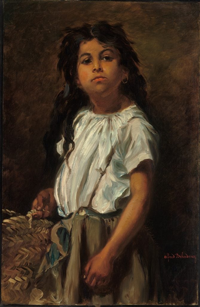 Alfred Dehodencq, <i>Little Gypsy</i> (c. 1850). Courtesy of the Baltimore Museum of Art.
