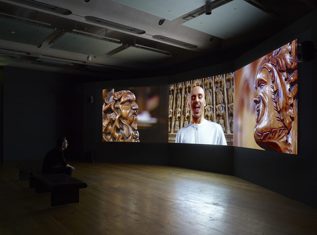 Sonia Boyce, For you, only you (installation view), 2007. Three-channel video installation. 14 mins 35 secs © Sonia Boyce. All Rights Reserved, DACS/Artimage 2022. Photo: Mike Pollard