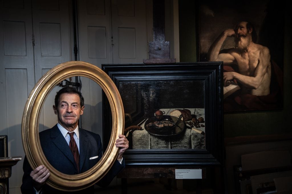 French art expert Eric Turquin in November 18, 2020. Photo by Martin Bureau/AFP via Getty Images.