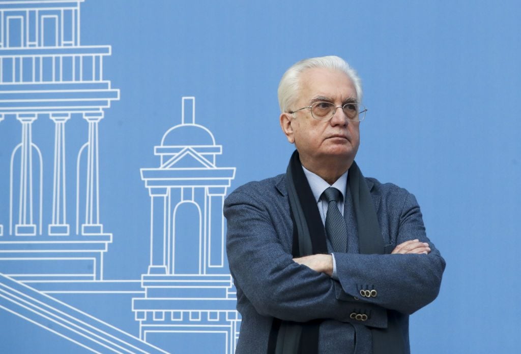 State Hermitage Museum director Mikhail Piotrovsky. (Photo by Alexander DemianchukTASS via Getty Images)