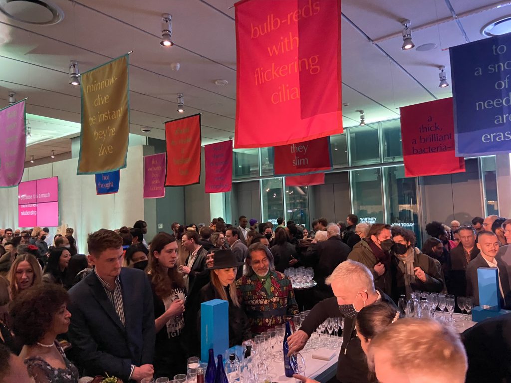 Opening night of the Whitney Biennial. 