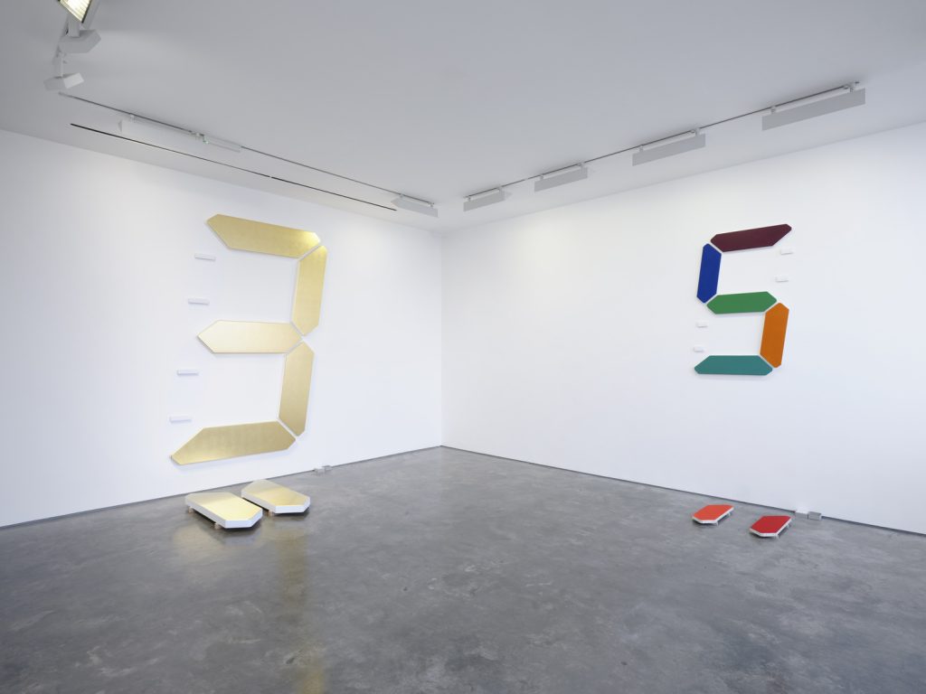 Installation view "Tatsuo Miyajima: Art in You" 2022. Courtesy of Lisson Gallery, London.