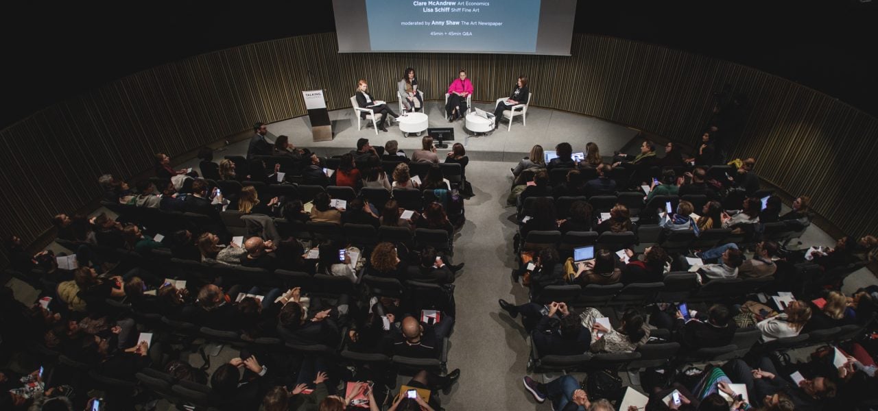 Talking Galleries Barcelona Symposium, 2019. Photograph by Xavi Torrent.