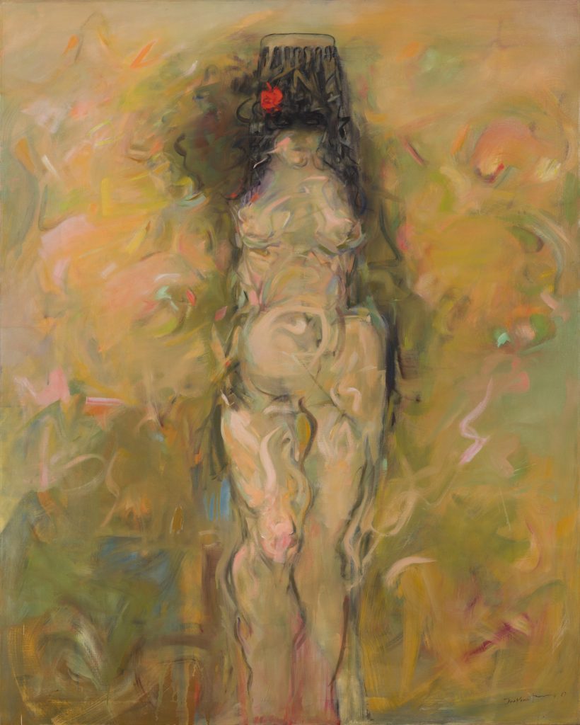 Dorothea Tanning, Woman, Artist, Nude, Standing (1985–87). Photo courtesy of Kasmin Gallery, New York.