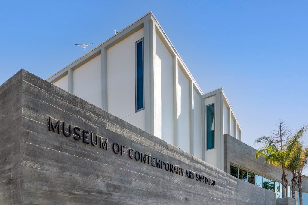 The exterior of MCASD’s new La Jolla flagship by Selldorf Architects. Courtesy of the Museum of Contemporary Art San Diego. Photo Credit: studio MAHA.