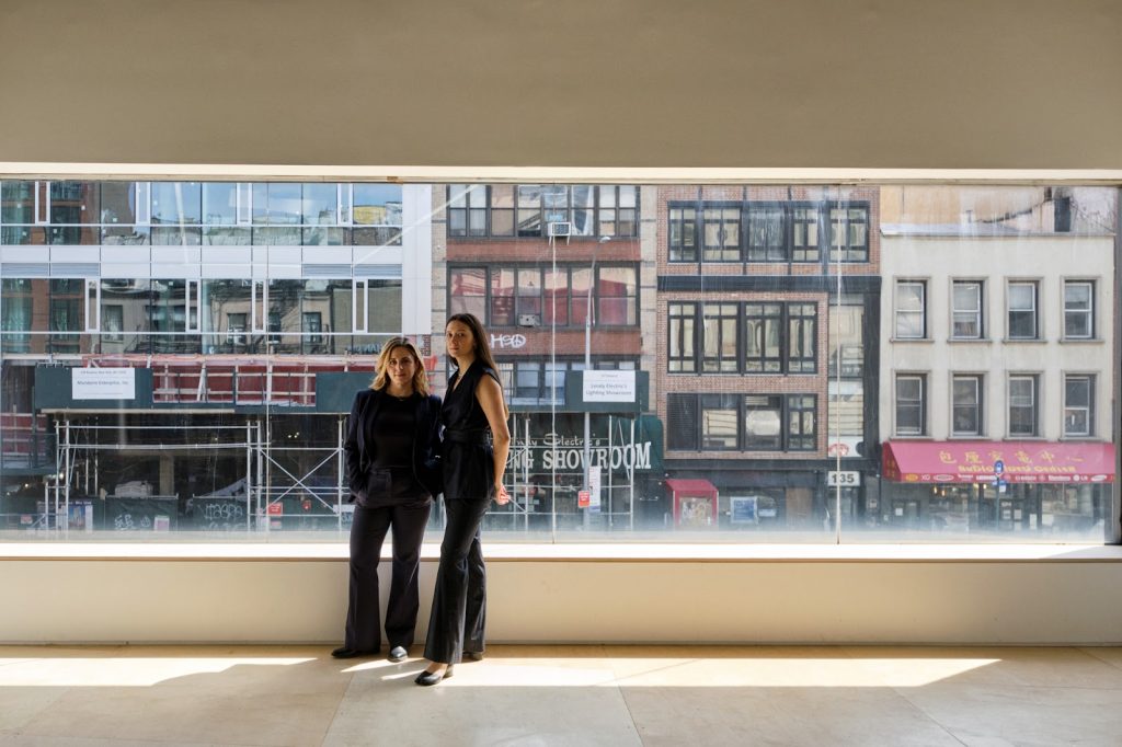 Helena Anrather and Director Megan Yuan in the gallery’s new location.