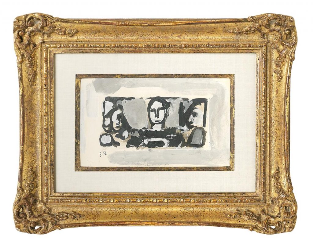 Georges Rouault, Trois Personnages. Courtesy of New Orleans Auction Galleries.