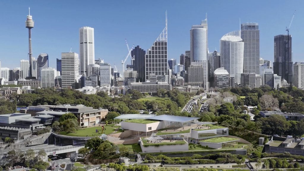 Image of the Sydney Modern Project as produced by Kazuyo Sejima + Ryue Nishizawa / SANAA. © Art Gallery of New South Wales, 2021.